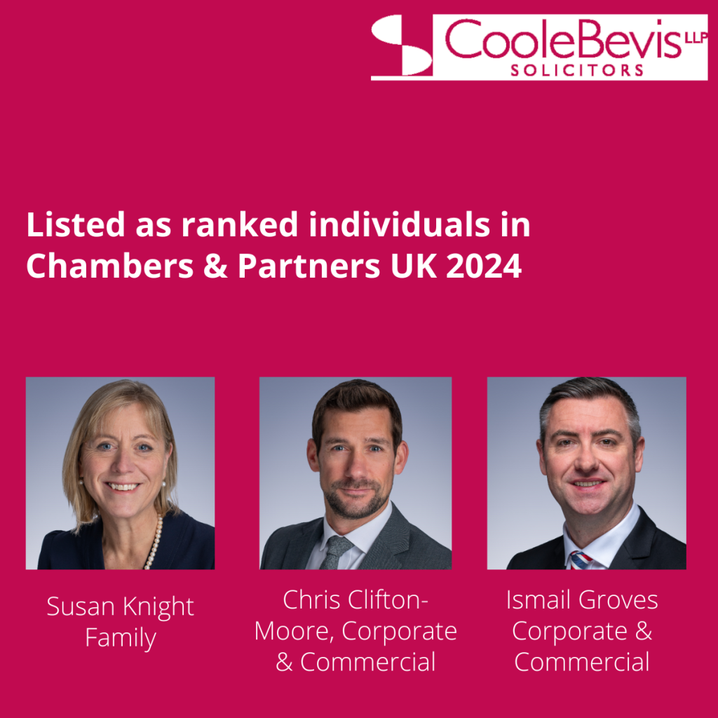 Coole Bevis LLP Celebrates Chambers & Partners Rankings